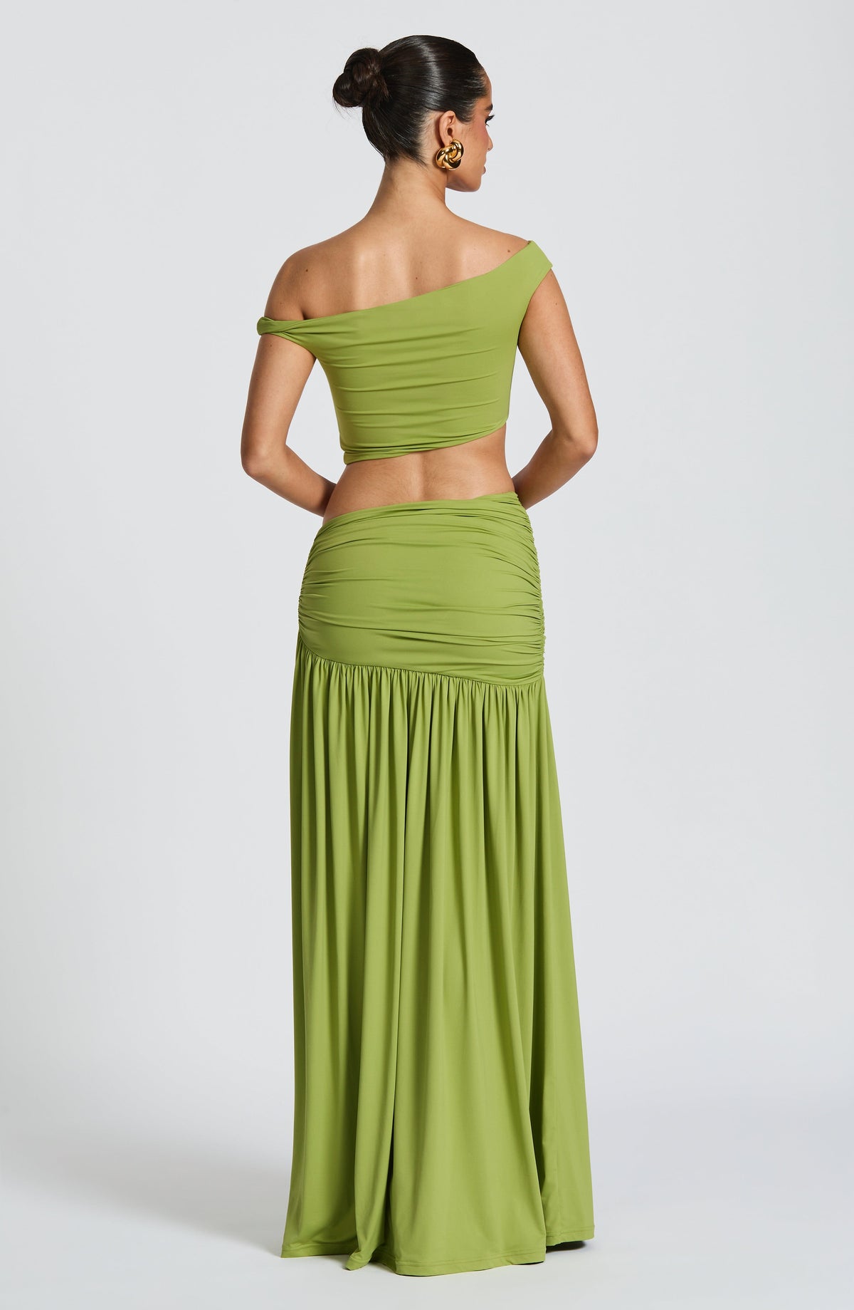 Sairina Maxi Skirt in Olive