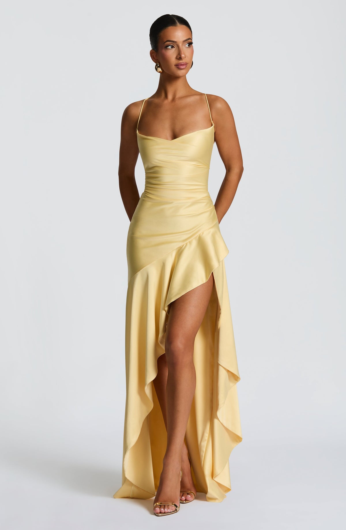 Samara Maxi Dress in Lemon