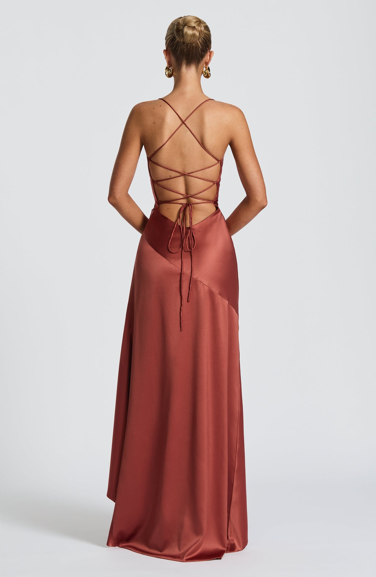 Samara Maxi Dress in Rust