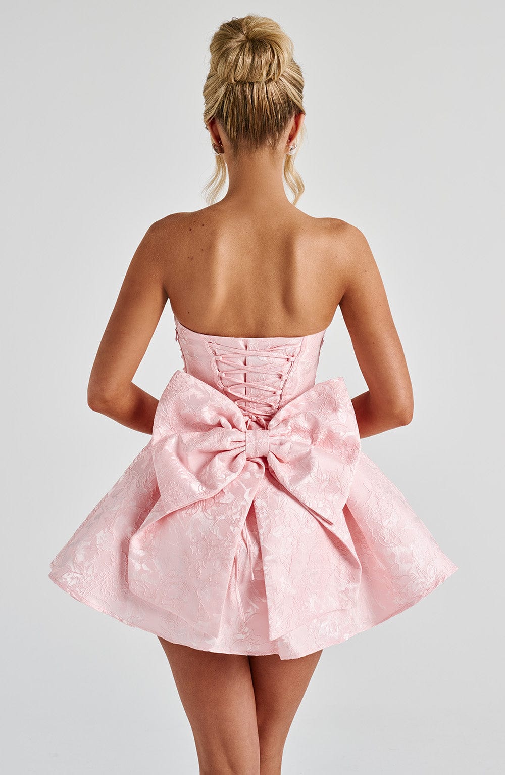 Selene Mini Dress in Blush
