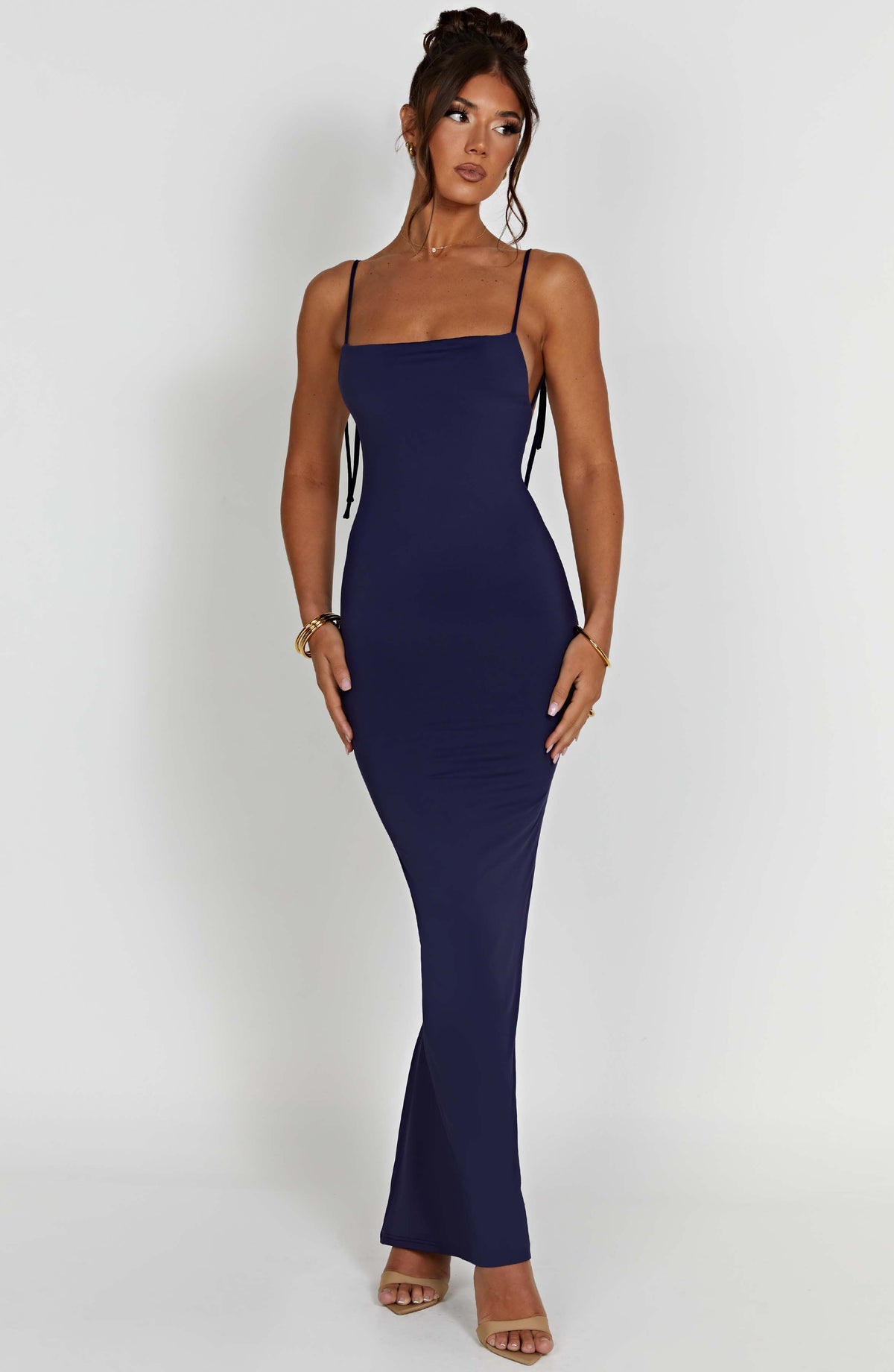 Sonya Maxi Dress in Navy