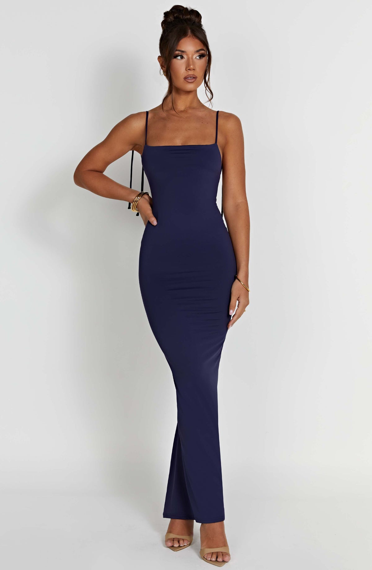 Sonya Maxi Dress in Navy