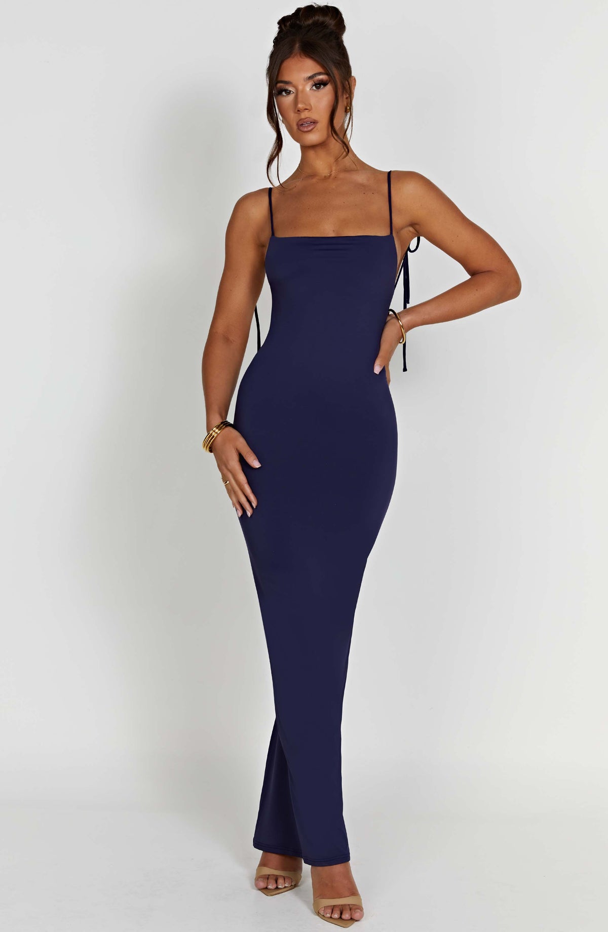 Sonya Maxi Dress in Navy