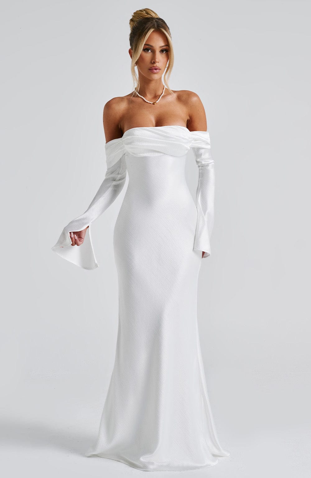 Celeste Maxi Dress in Ivory