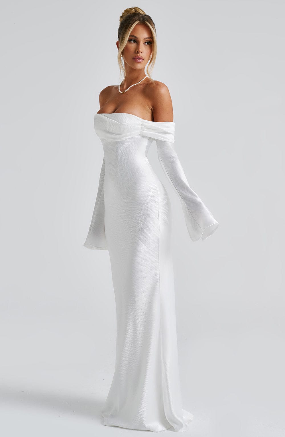 Celeste Maxi Dress in Ivory