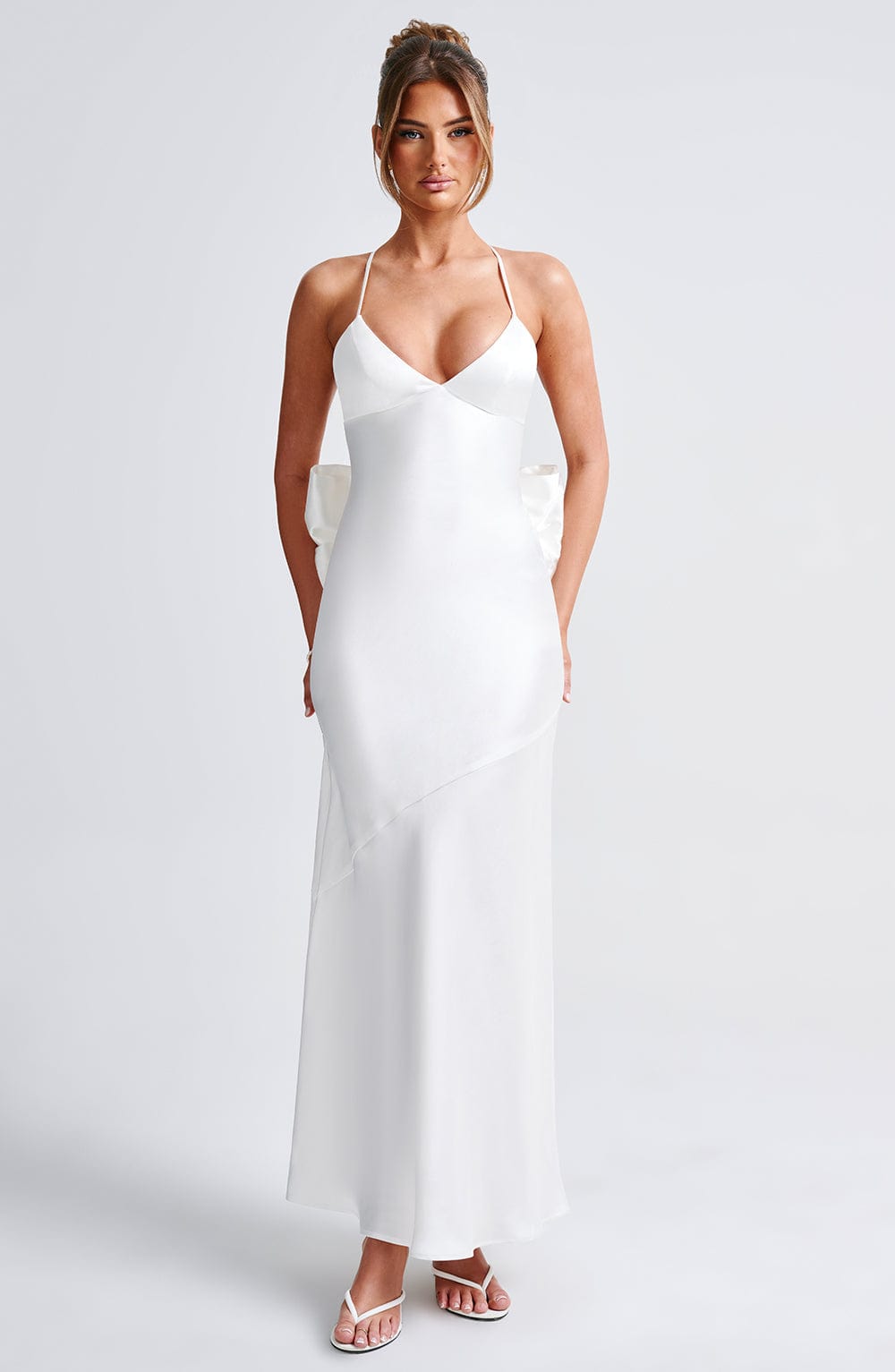 Sarina Maxi Dress in Ivory