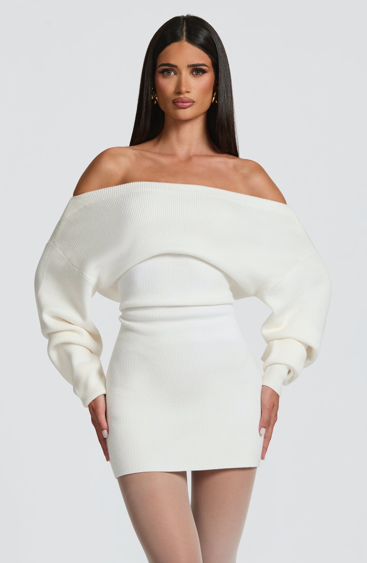 Sawyn Mini Dress in Ivory