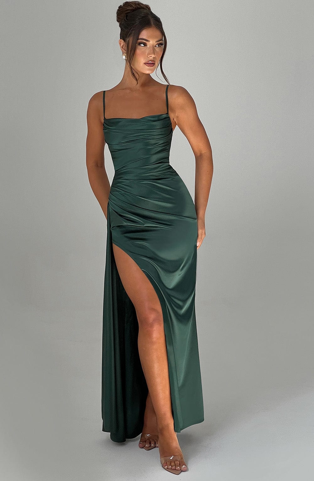 Wynne Maxi Dress in Emerald
