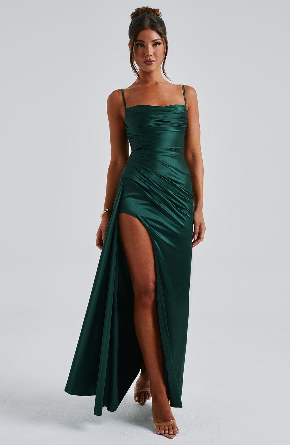 Wynne Maxi Dress in Emerald