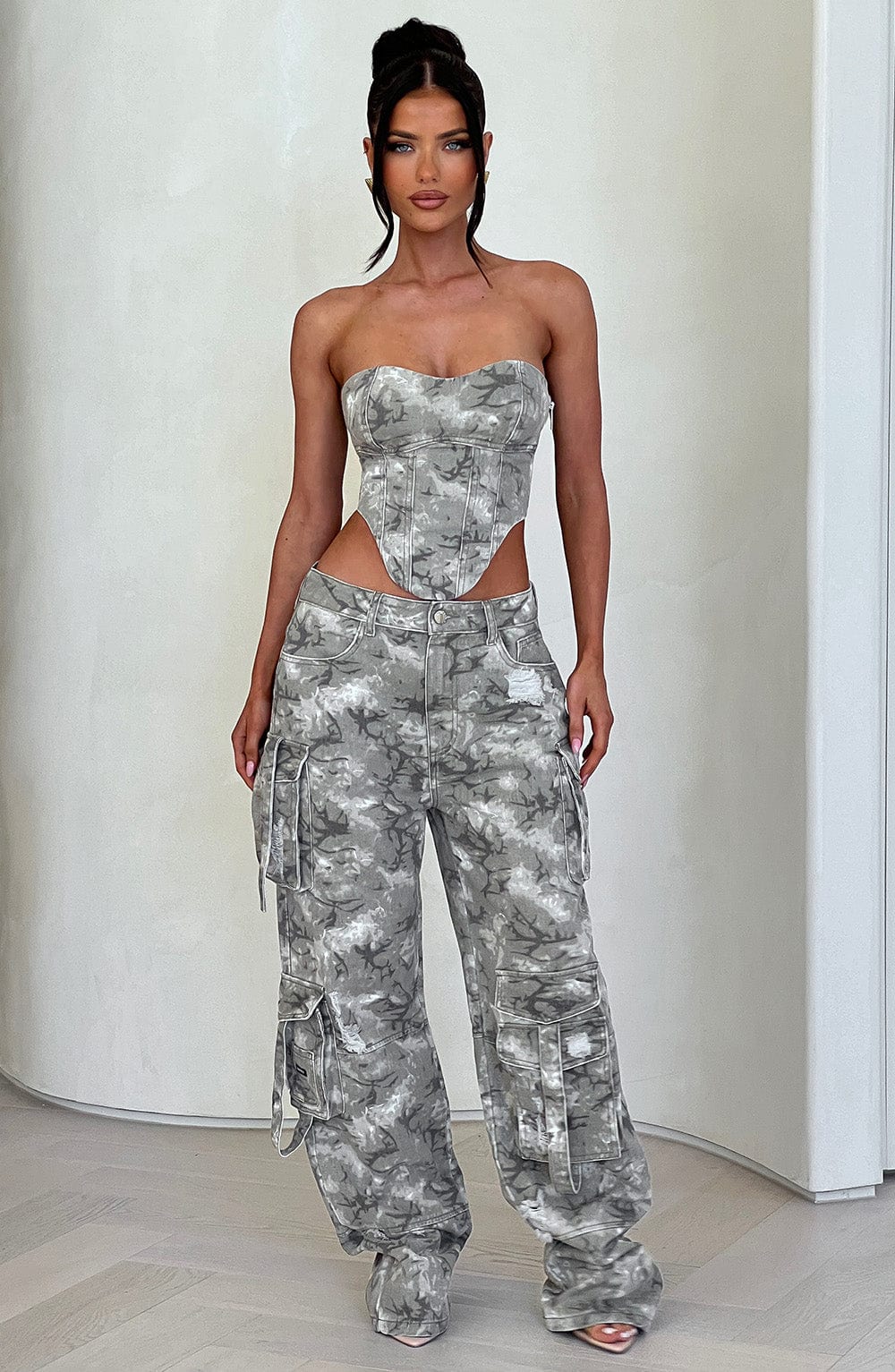 Yasira Corset in Camo Print