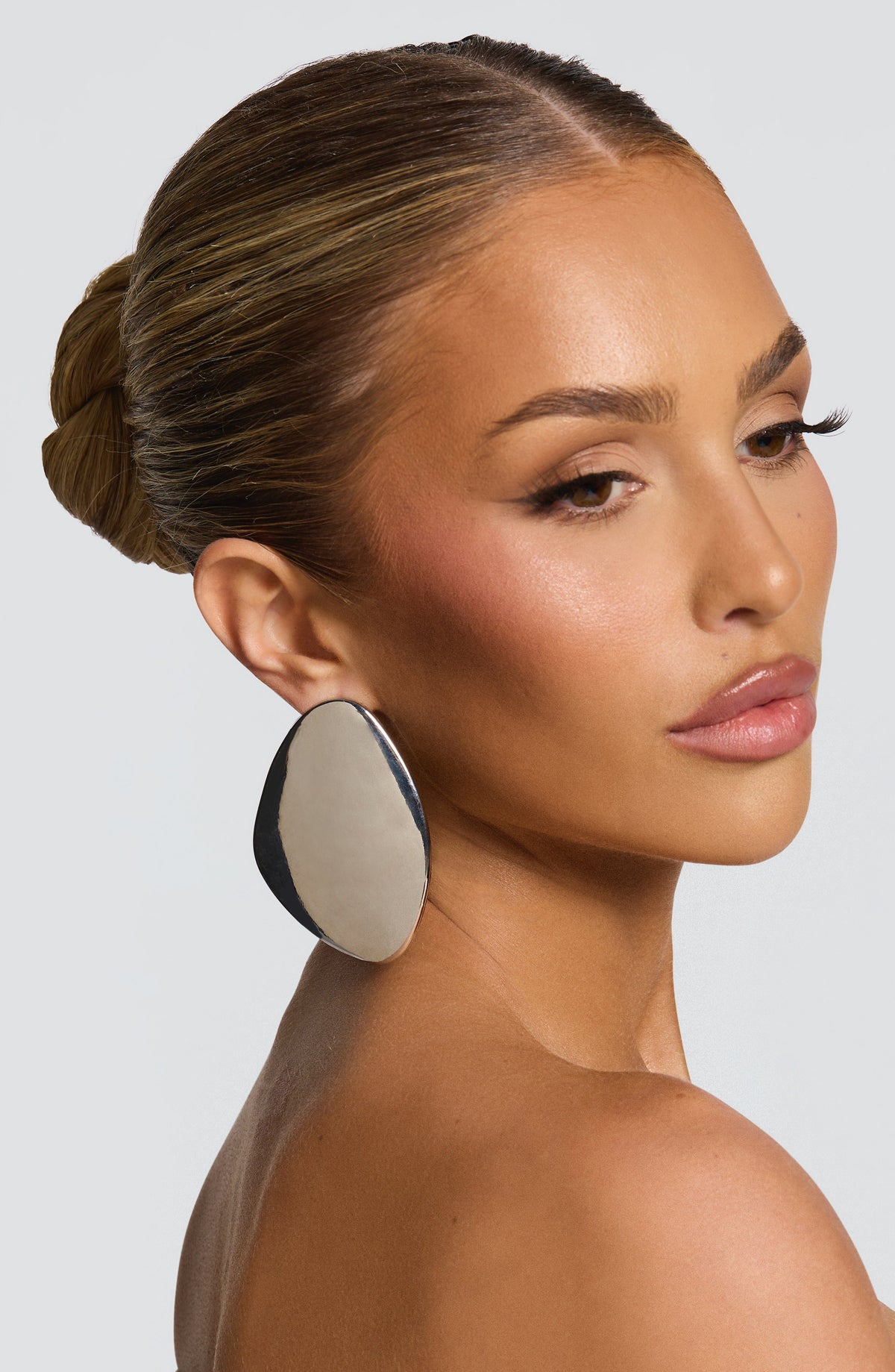 Yukie Earrings in Silver