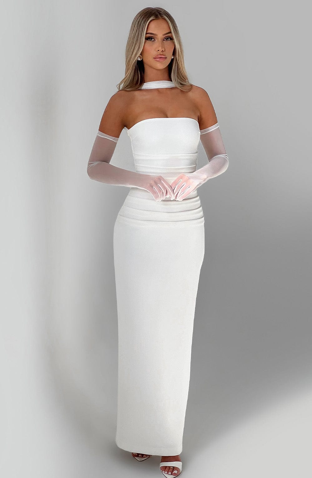 Yuliana Maxi Dress in Ivory