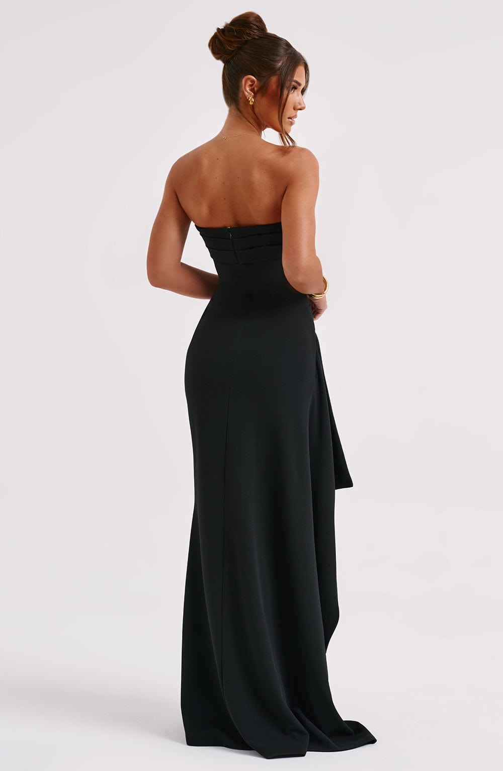 Zafina Maxi Dress in Black