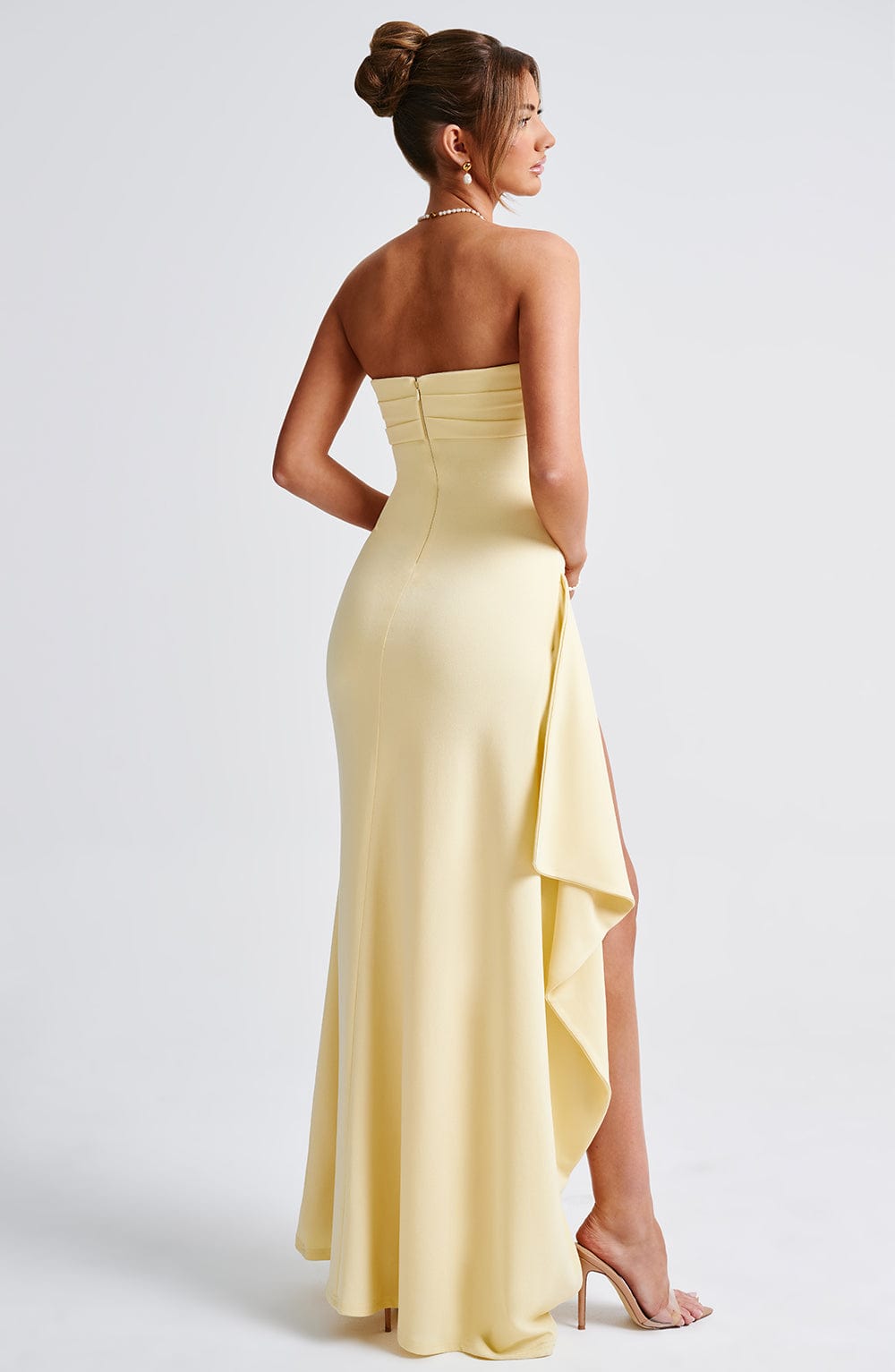 Zafina Maxi Dress in Lemon