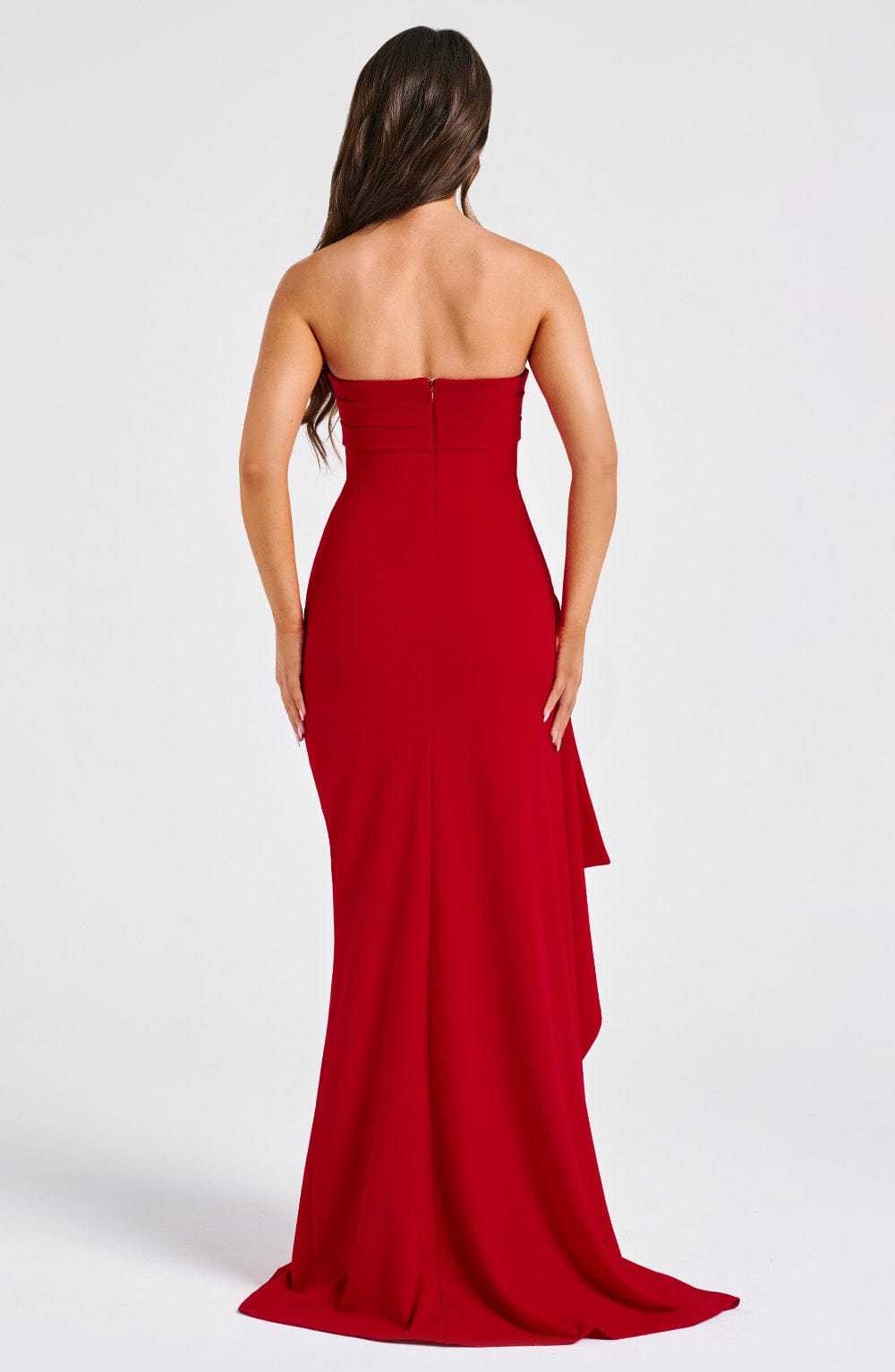 Zafina Maxi Dress in Red