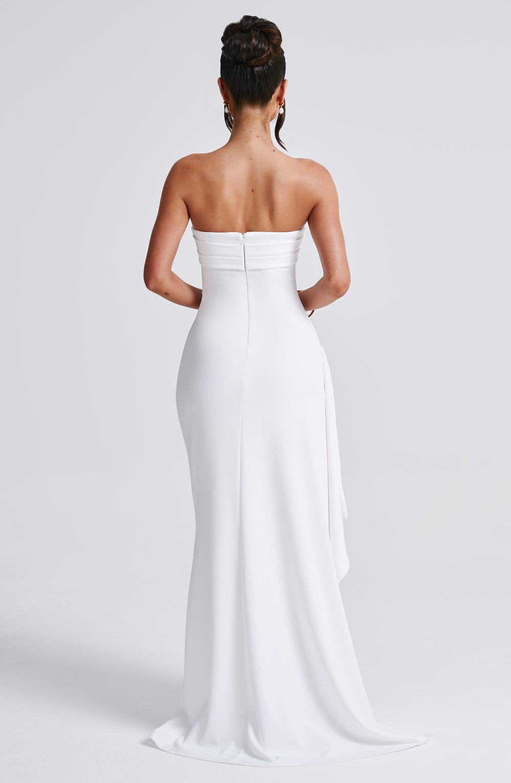 Zafina Maxi Dress in White