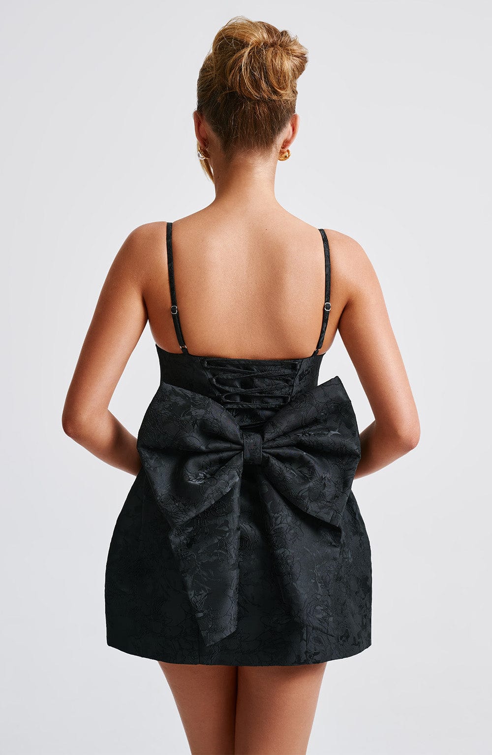 Zoelle Mini Dress in Black