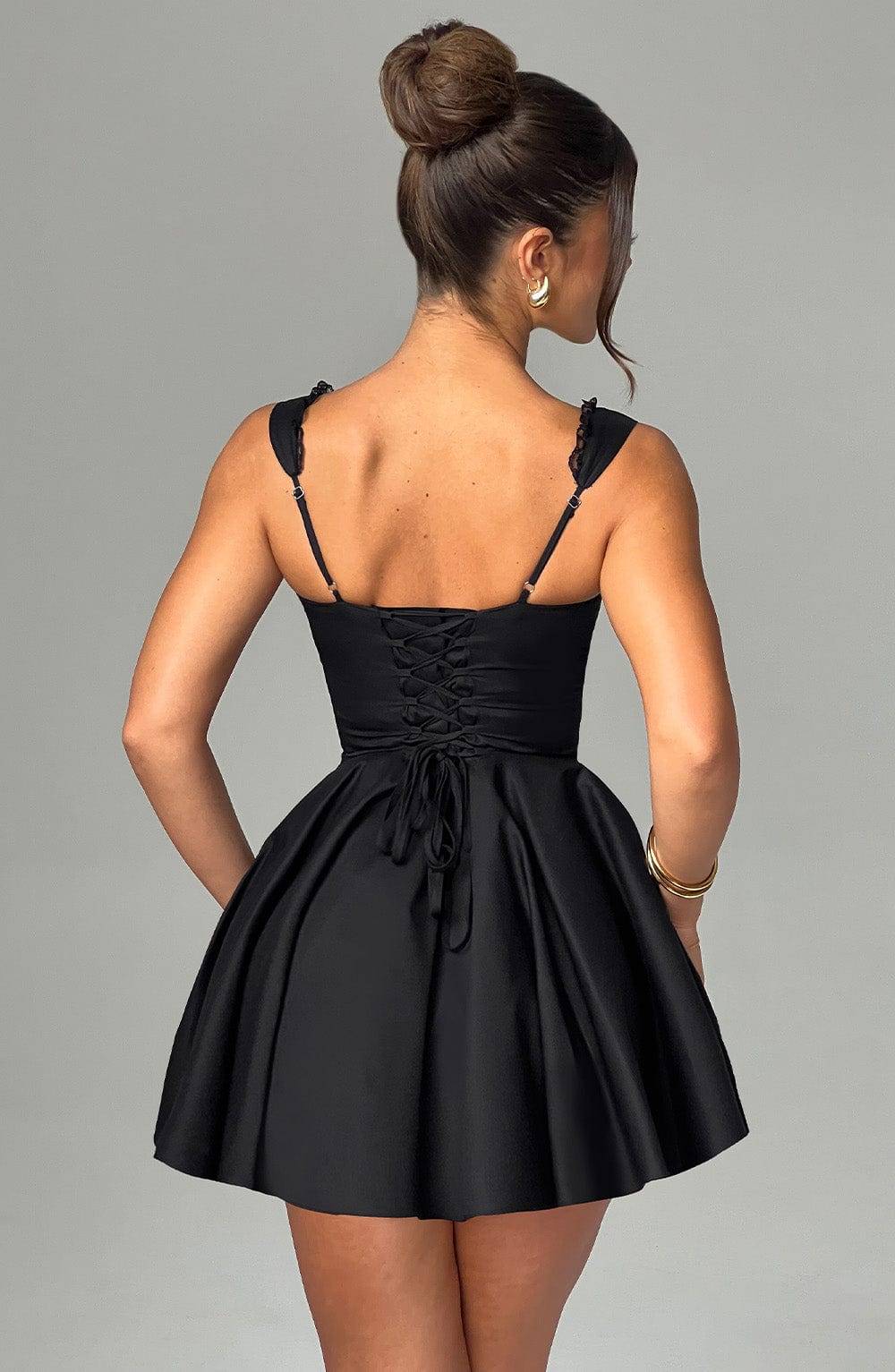 Adalene Mini Dress in Black