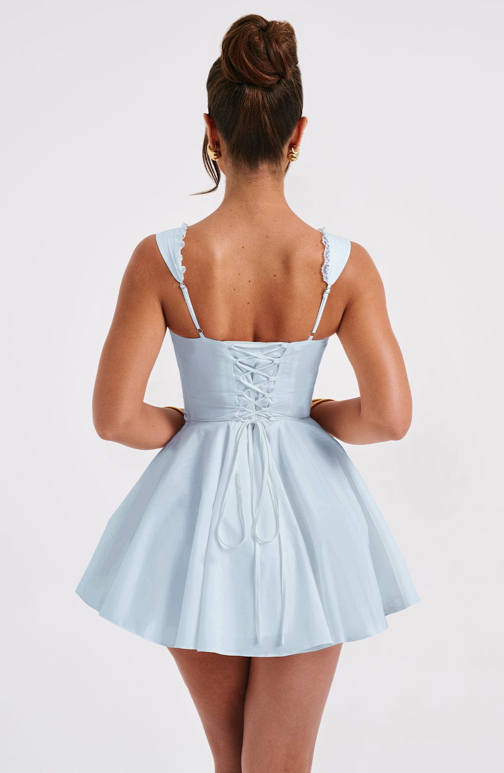 Adalene Mini Dress in Blue