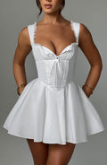 Adalene Mini Dress in Ivory