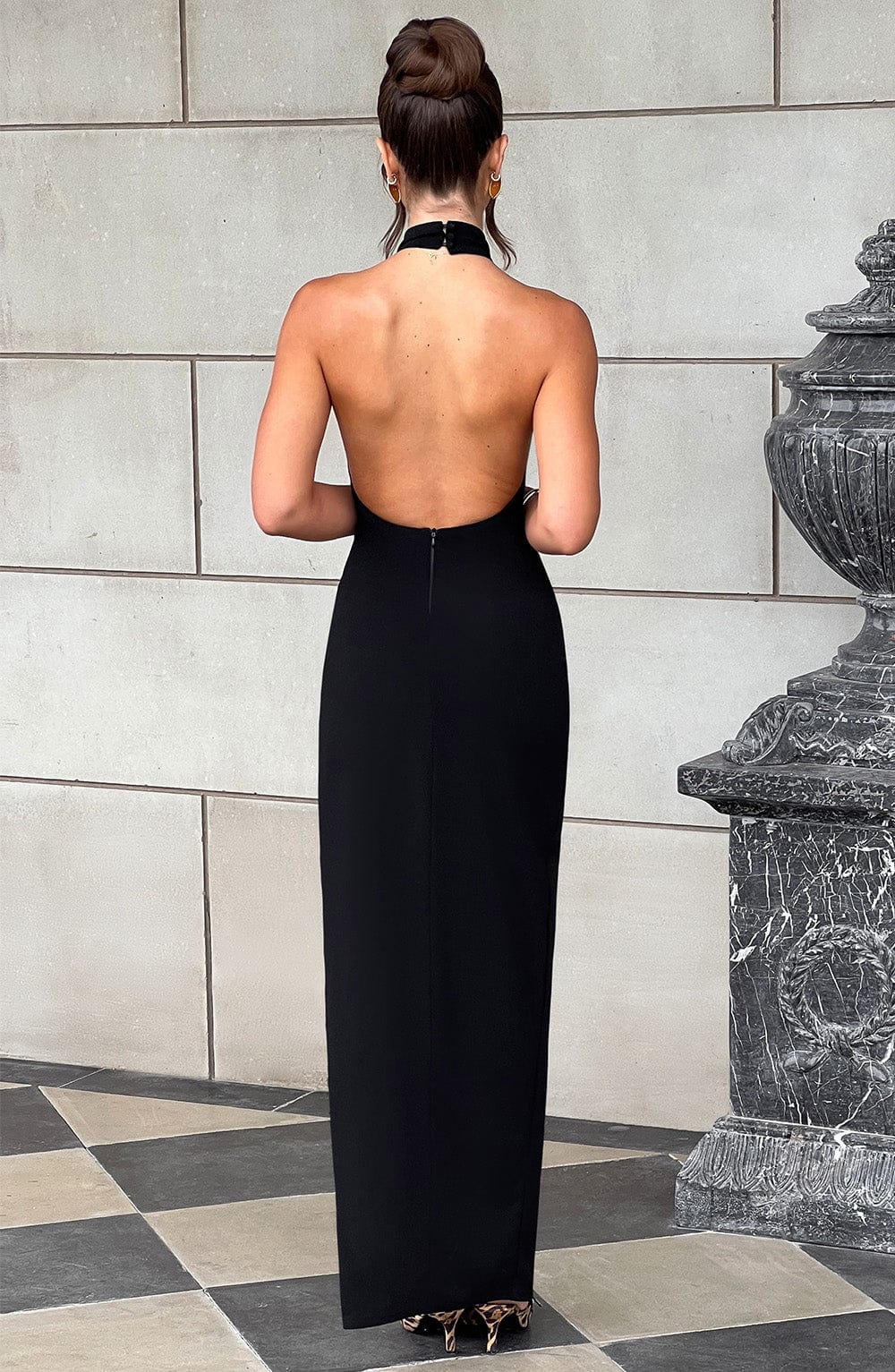 Adaliah Maxi Dress in Black