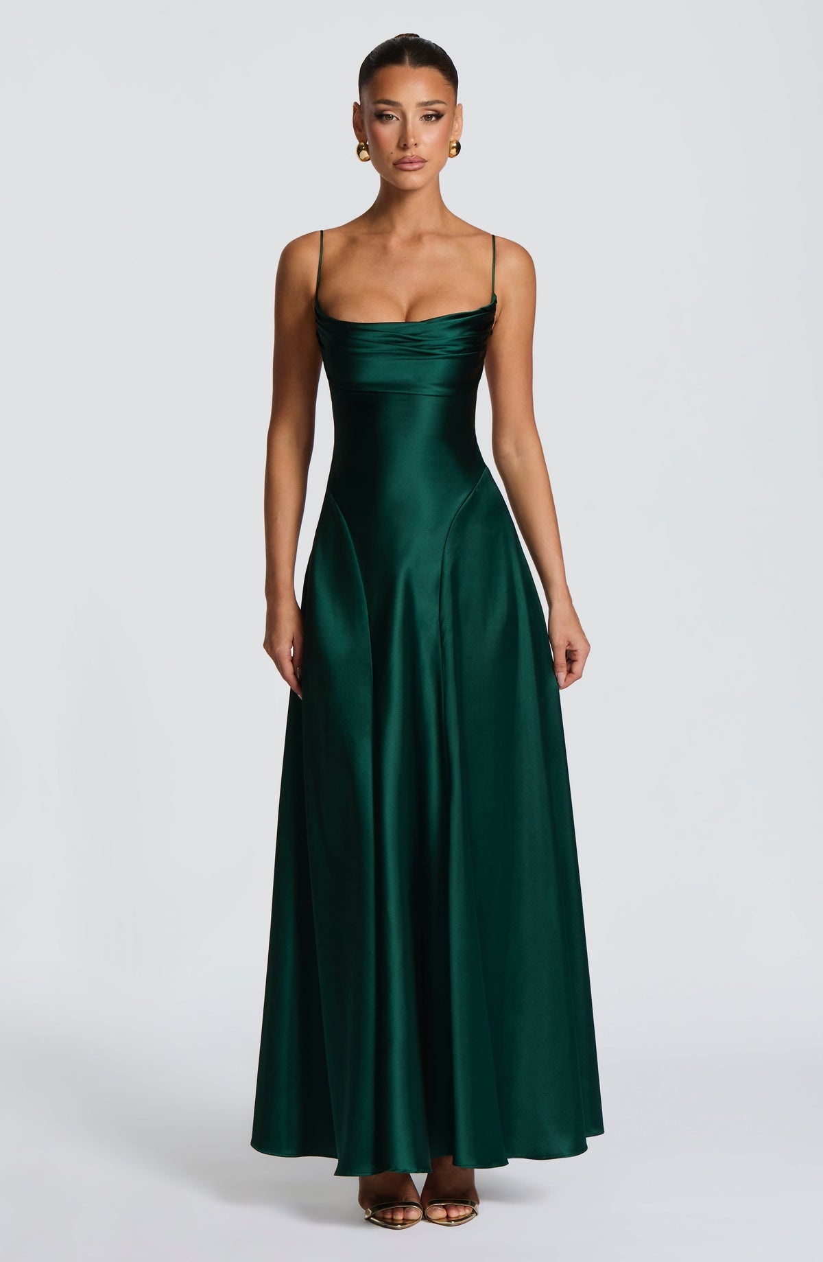 Adeline Maxi Dress in Emerald
