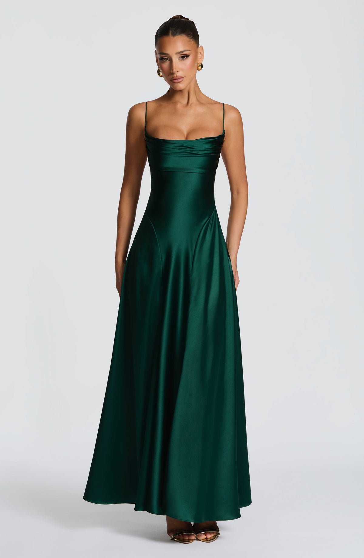 Adeline Maxi Dress in Emerald