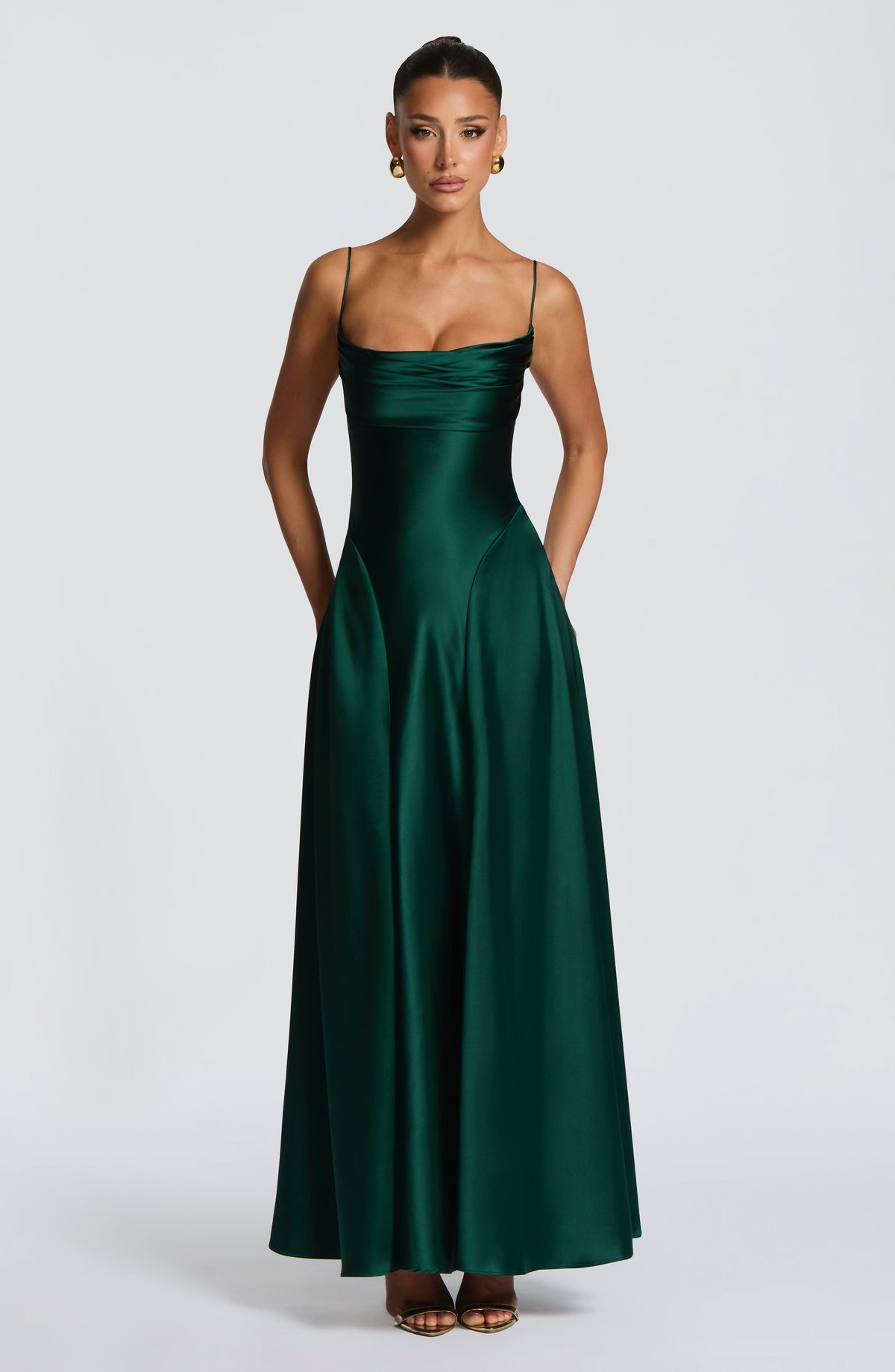 Adeline Maxi Dress in Emerald