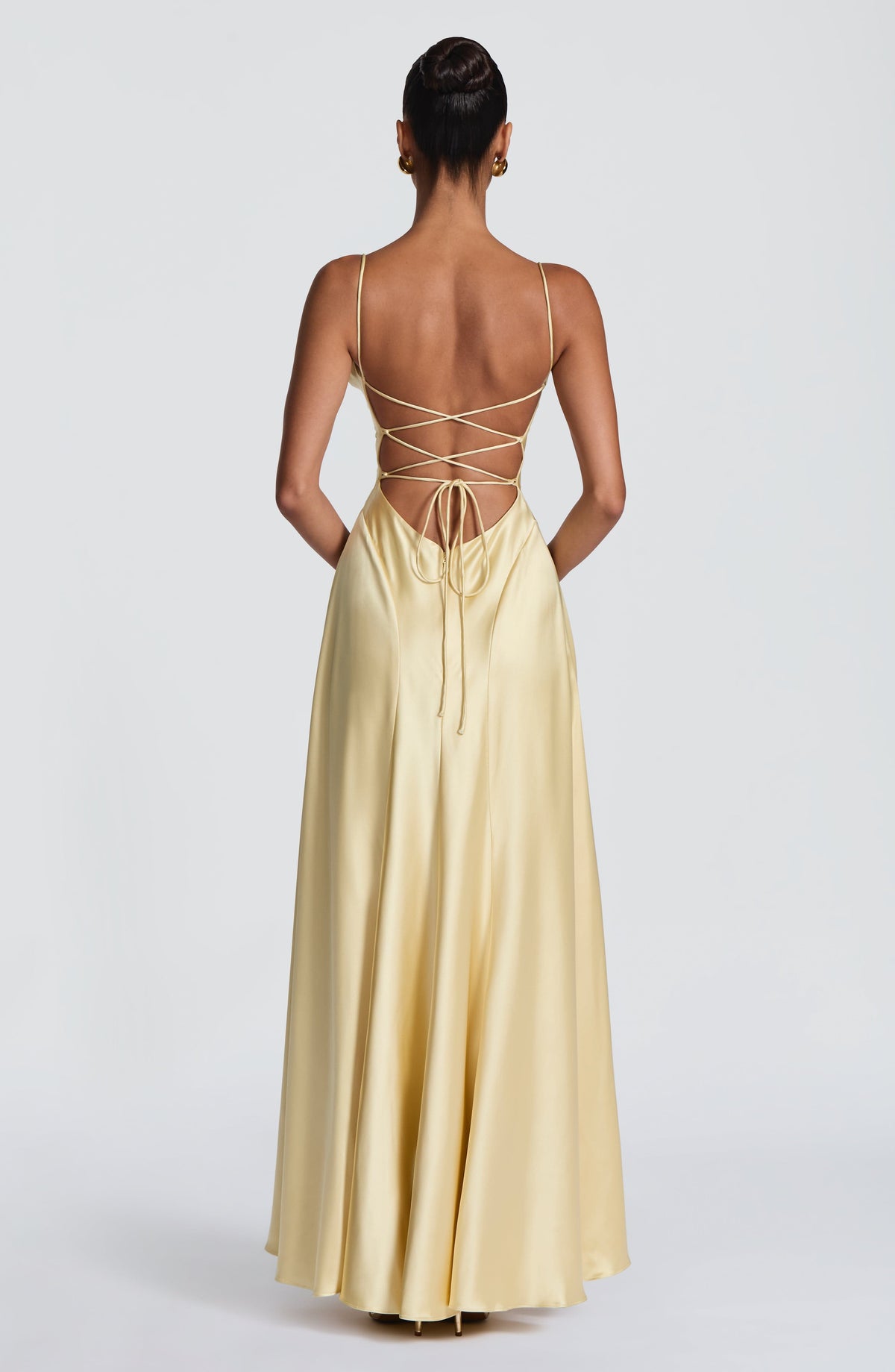 Adeline Maxi Dress in Lemon