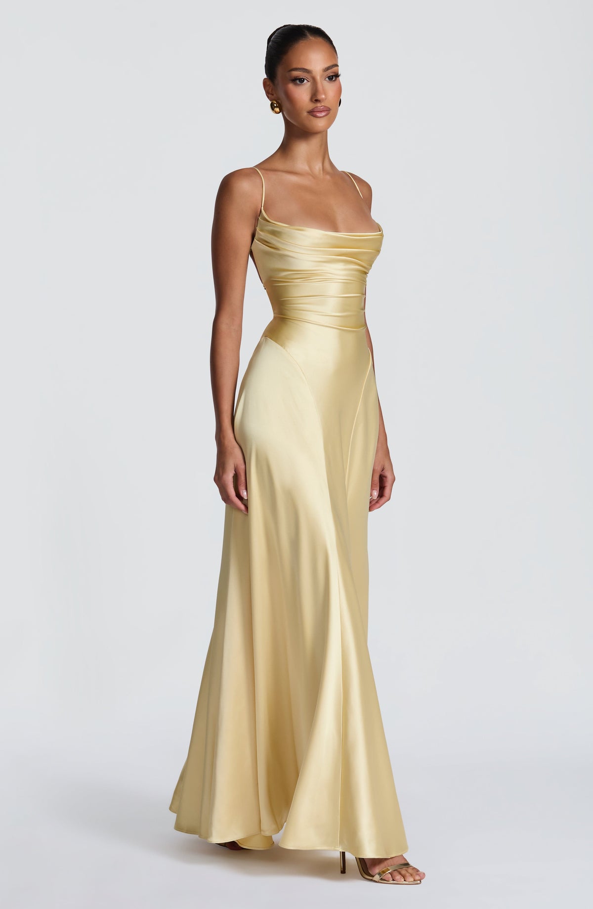 Adeline Maxi Dress in Lemon