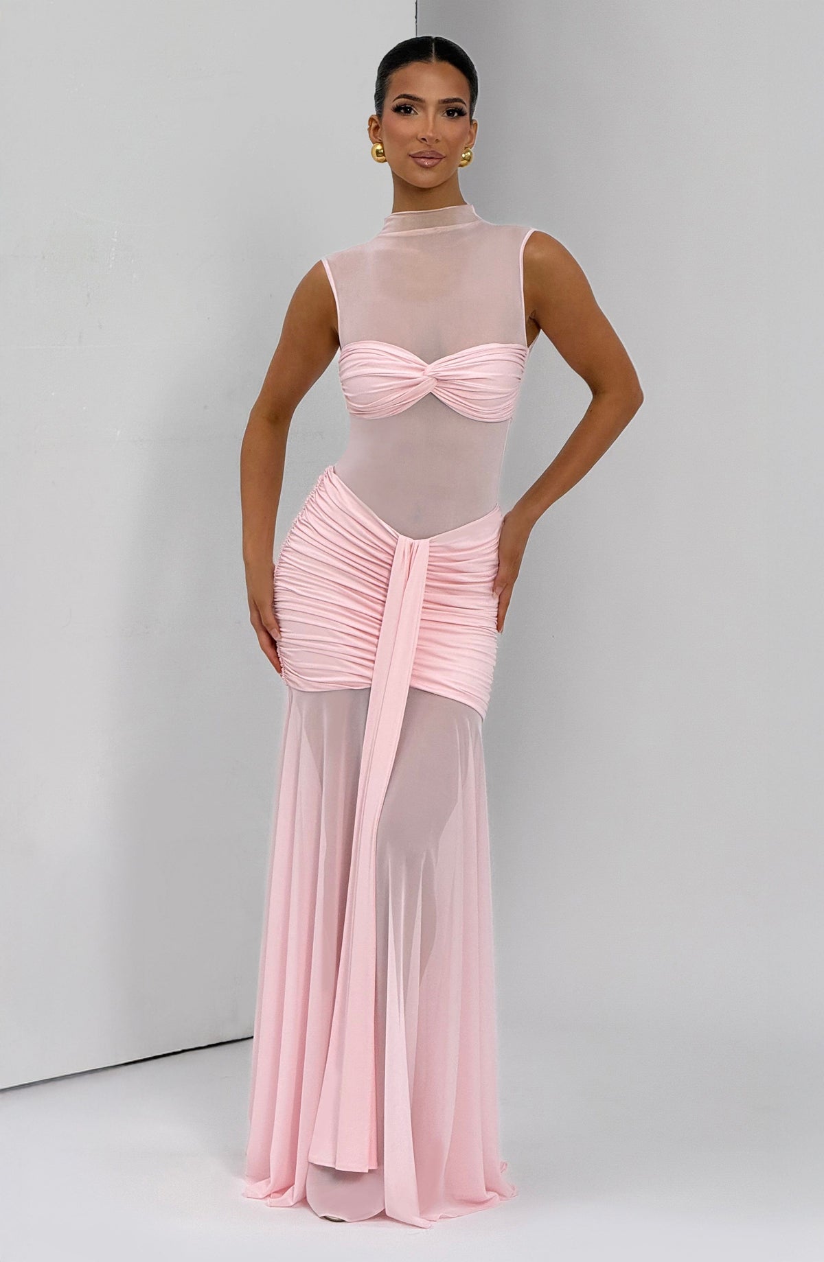 Adina Rose Top in Blush