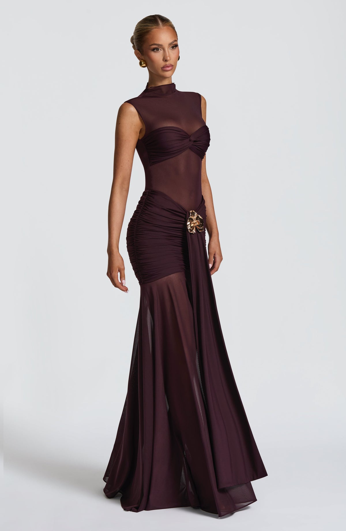 Adina Rose Top in Plum