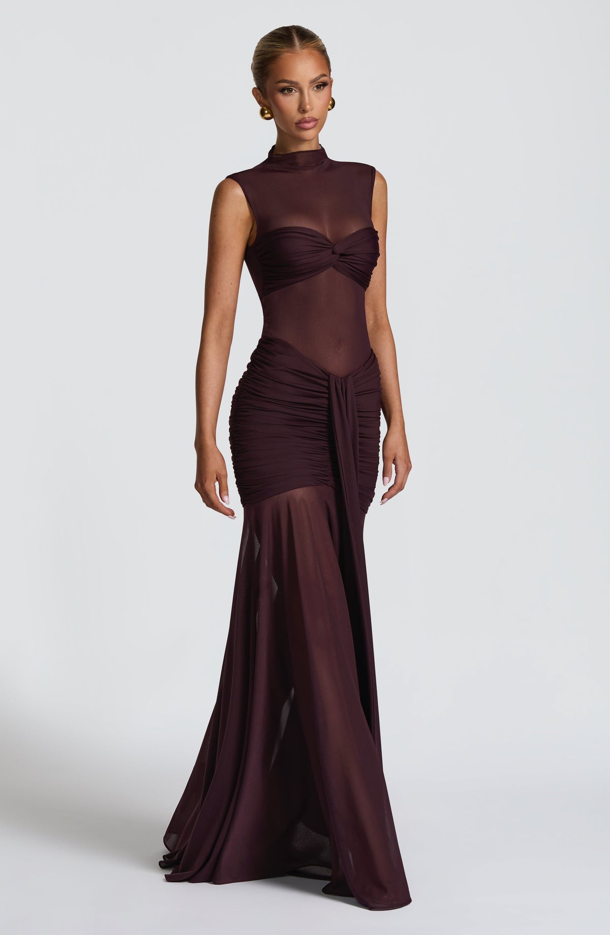 Adina Rose Top in Plum