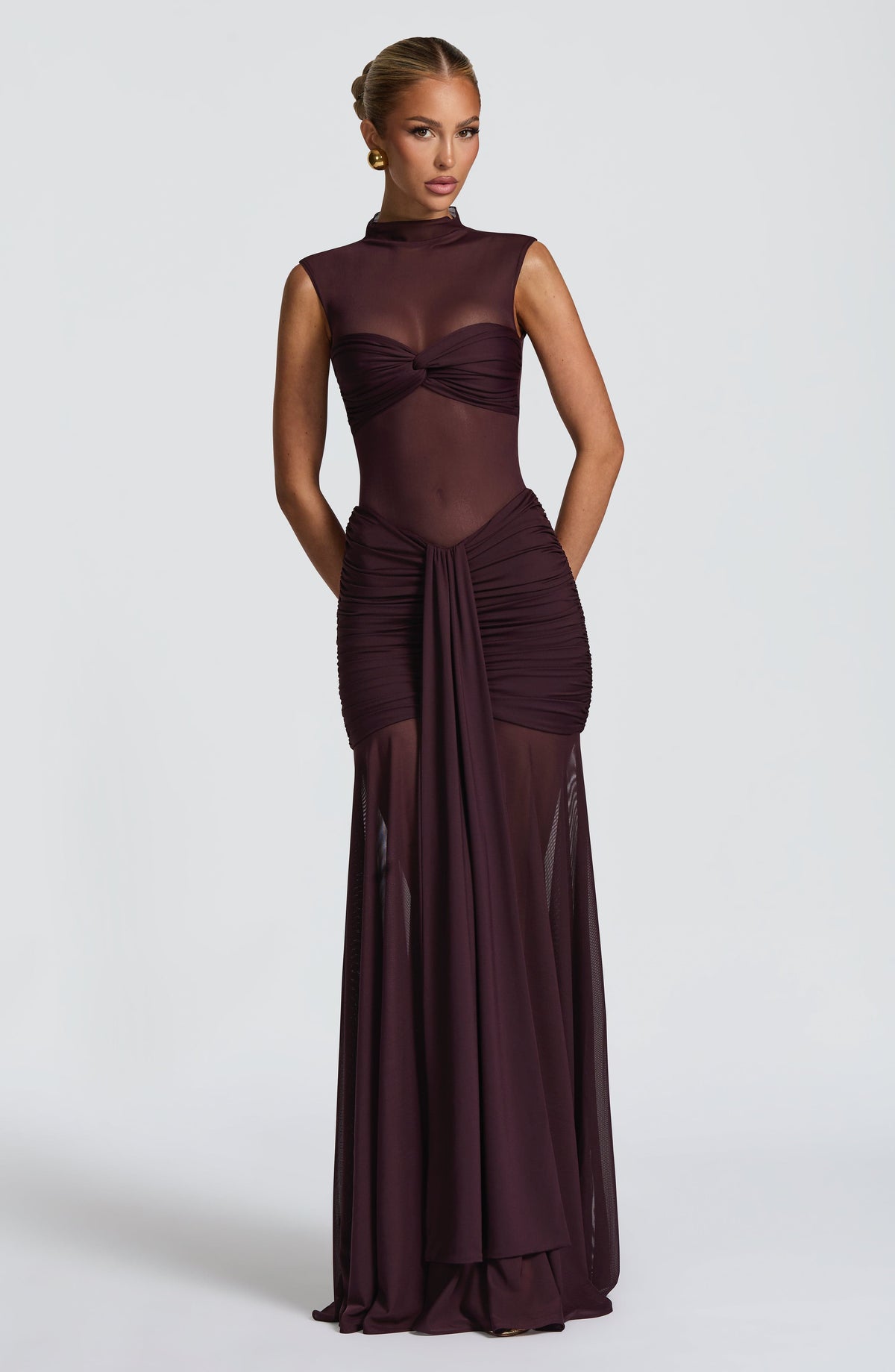 Adina Rose Top in Plum