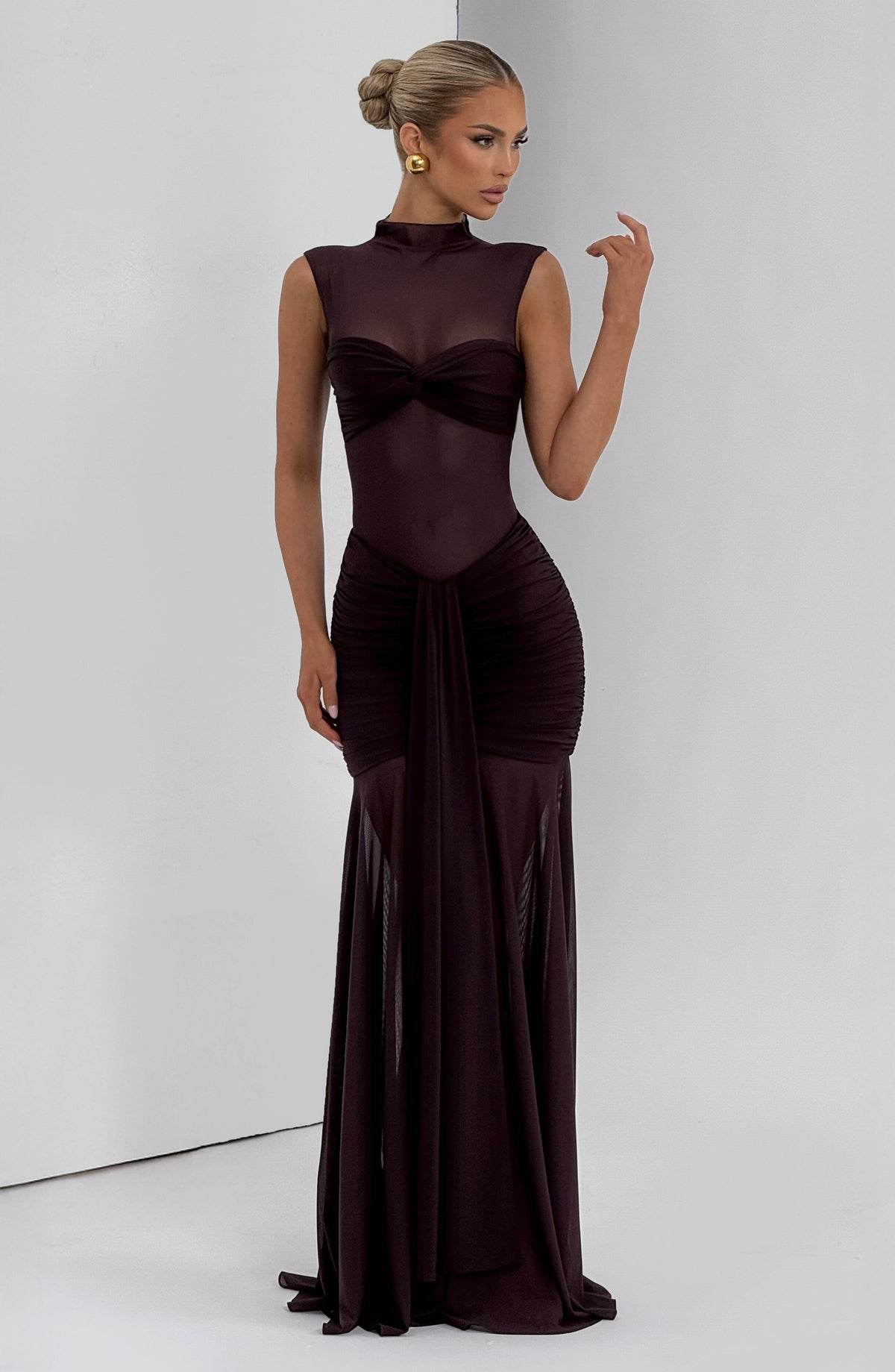 Adina Rose Top in Plum