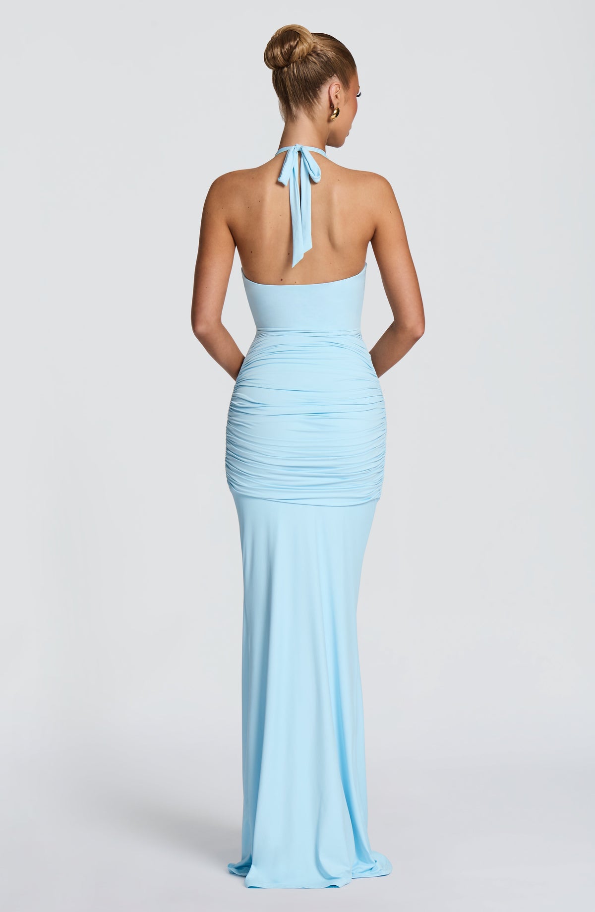 Aeshana Maxi Dress in Sky Blue