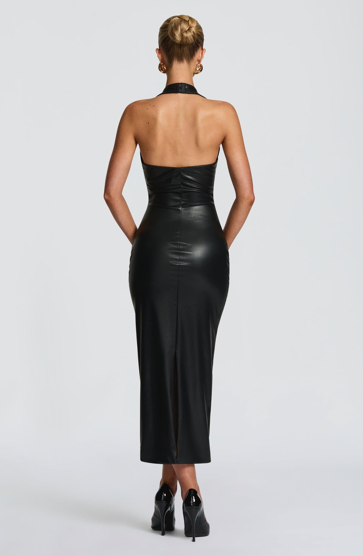 Ainslie Midi Dress in Black