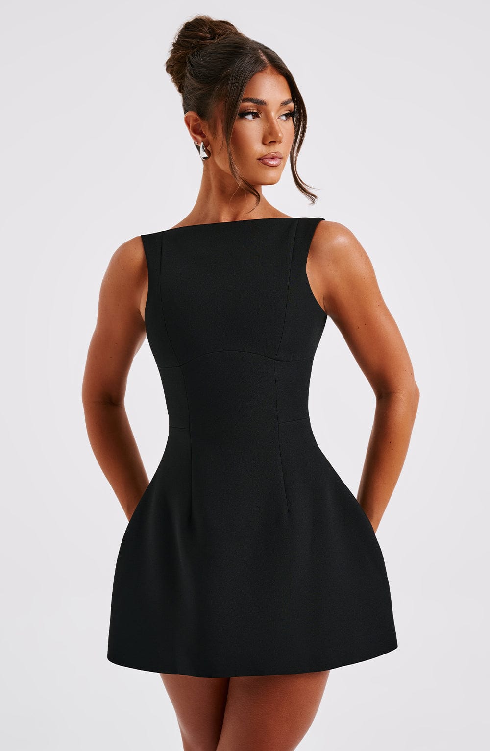 Alanis Mini Dress in Black
