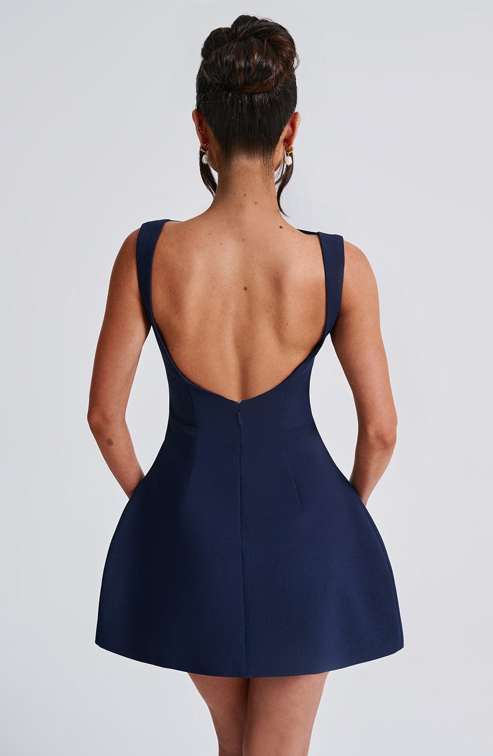 Alanis Mini Dress in Navy