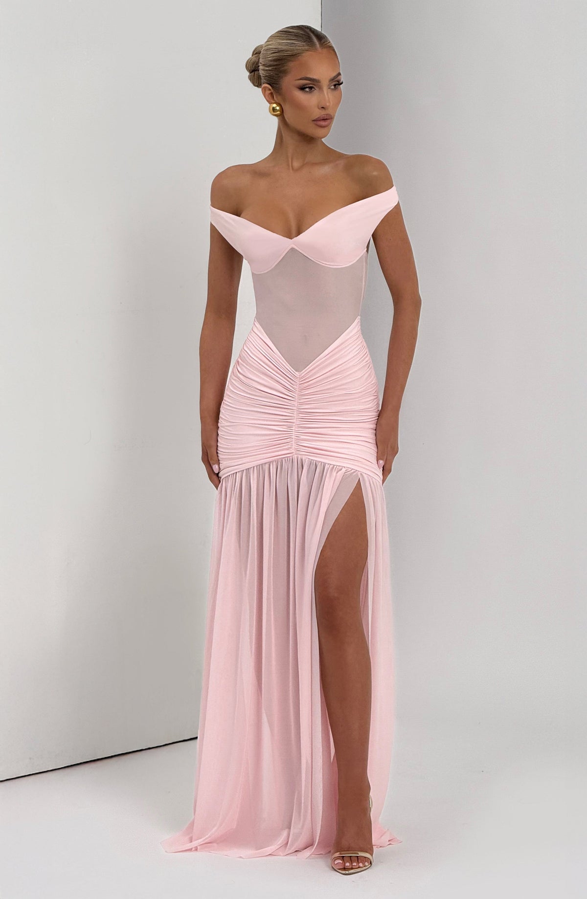 Alaya Maxi Dress in Blush