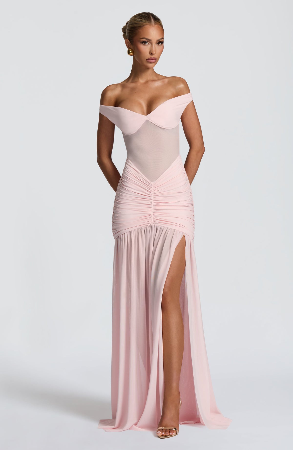 Alaya Maxi Dress in Blush