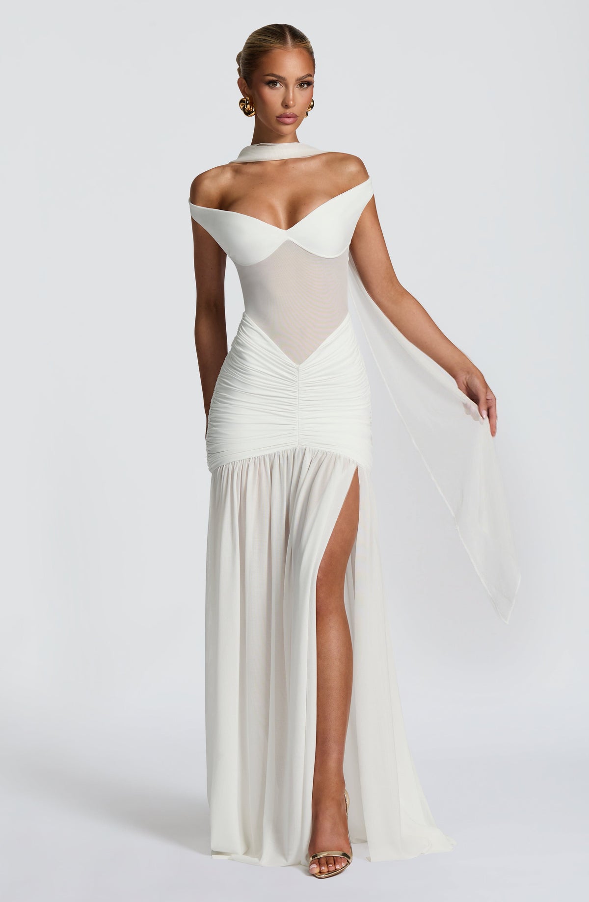 Alaya Maxi Dress in Ivory