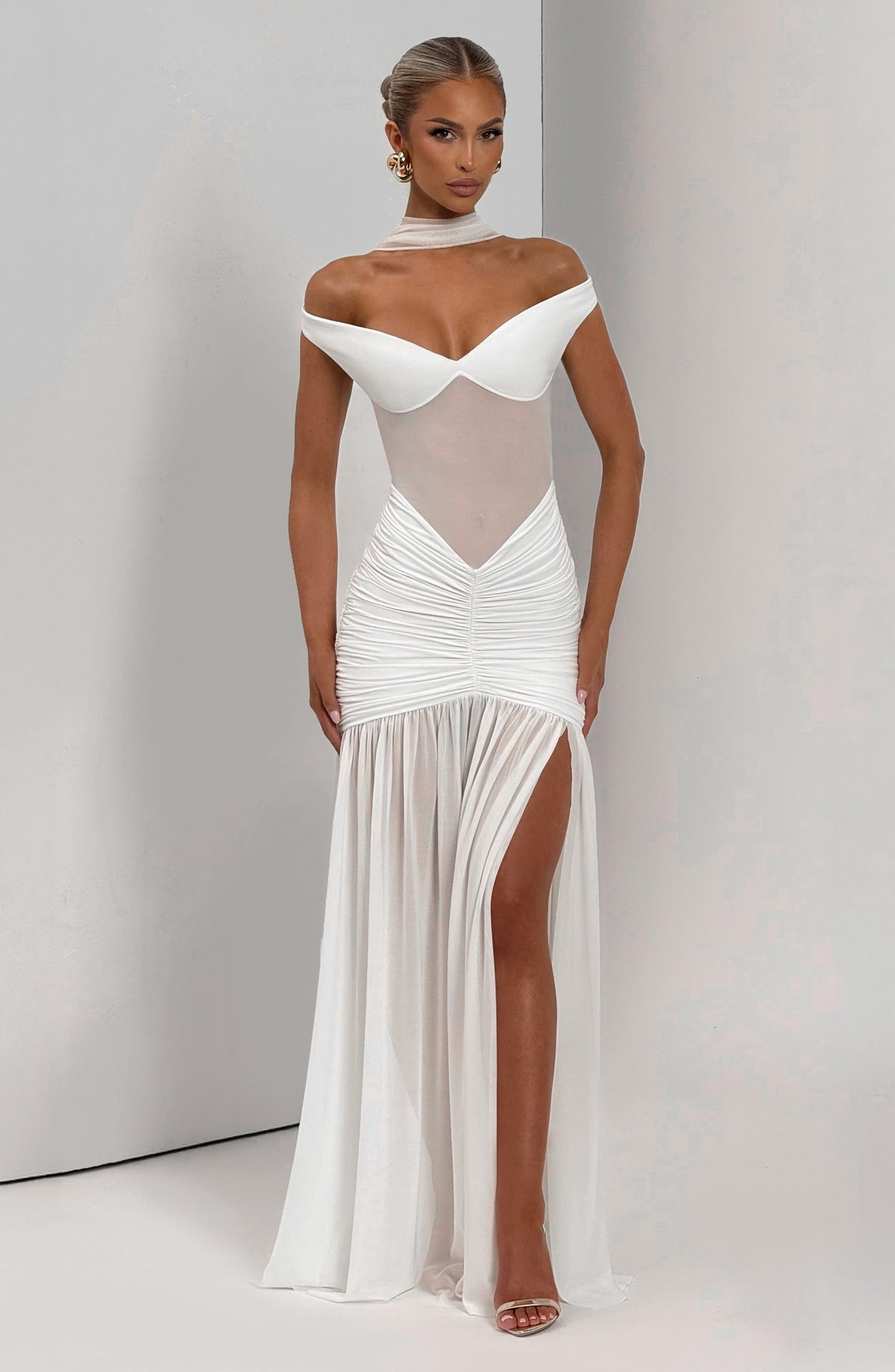 Alaya Maxi Dress in Ivory