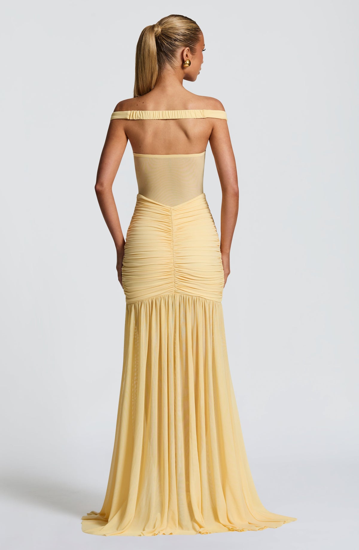 Alaya Maxi Dress in Lemon