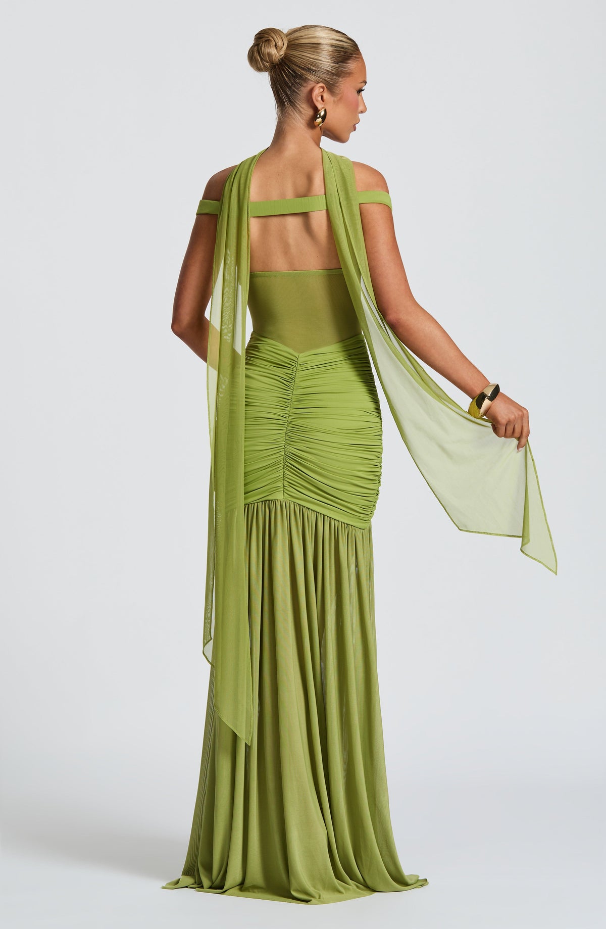 Alaya Maxi Dress in Olive