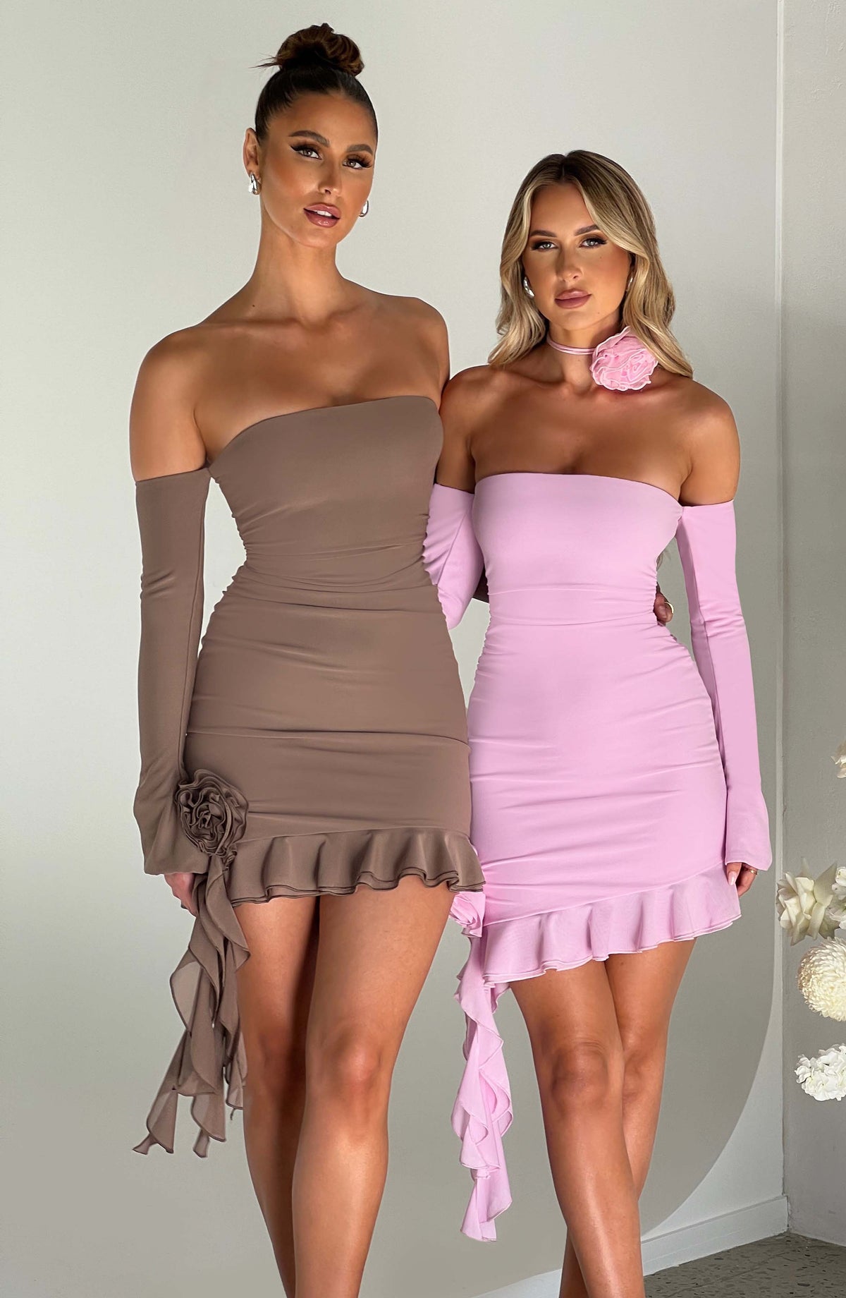 Aleah Mini Dress in Pink