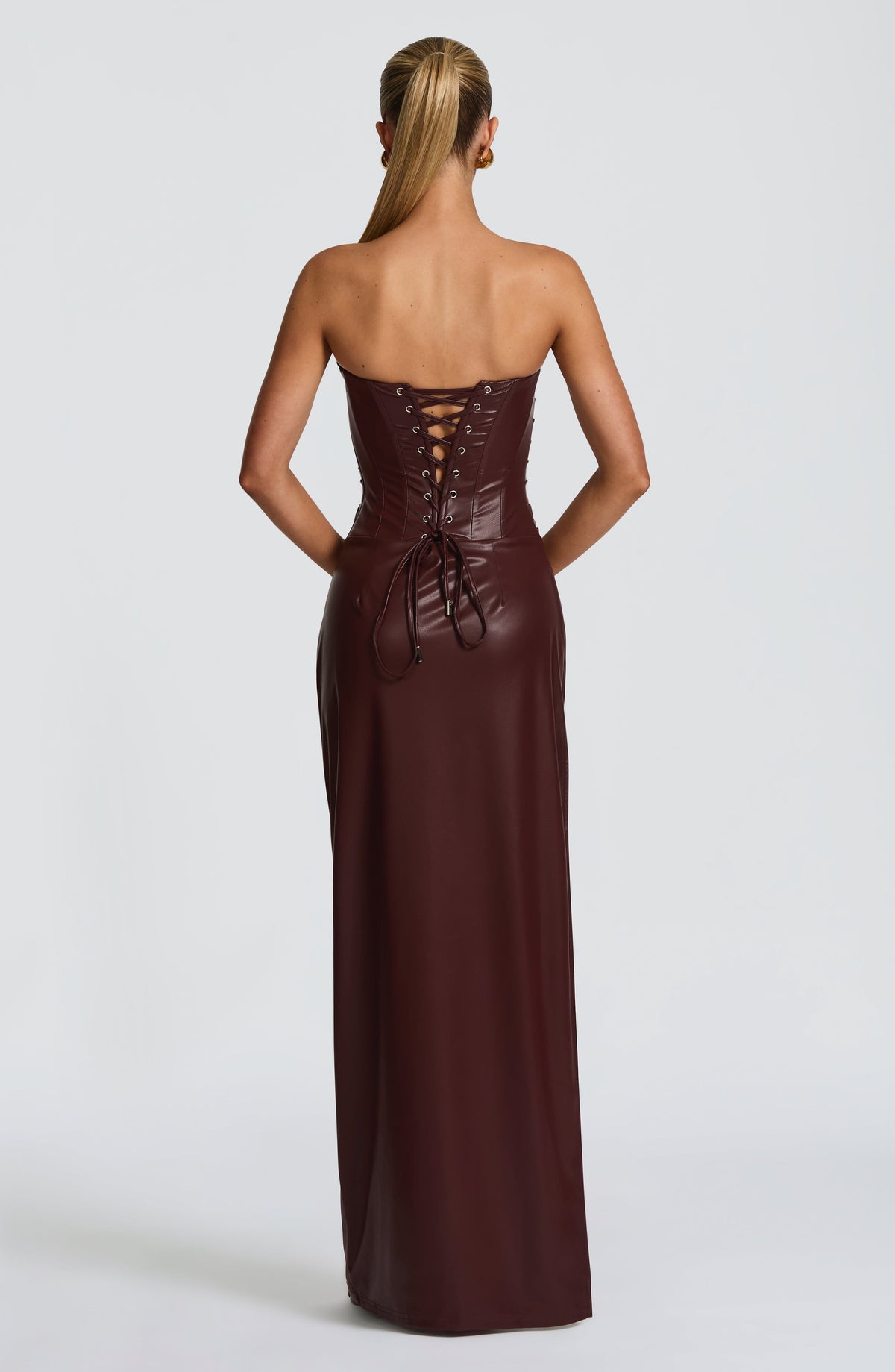 Alva Maxi Dress in Burgundy