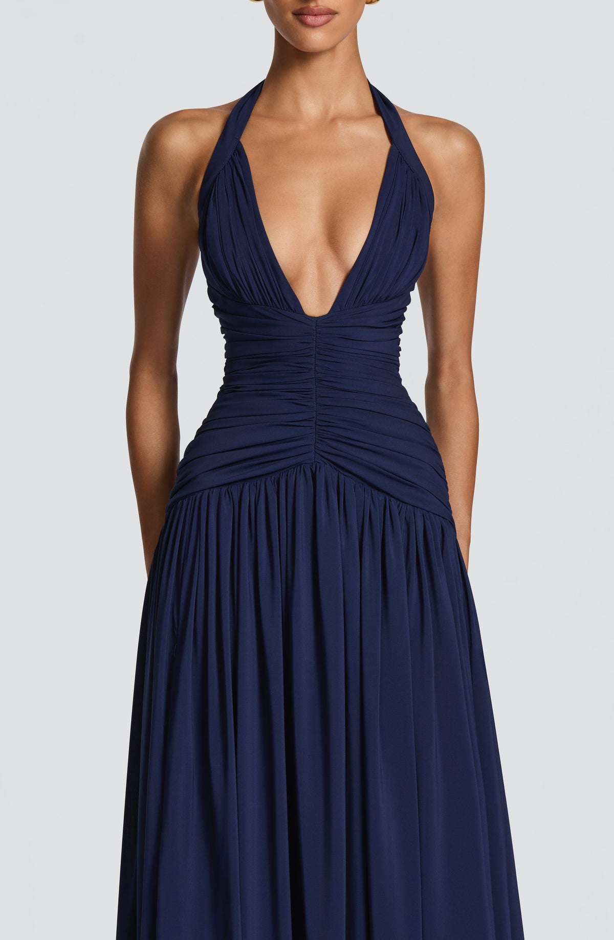 Amara Maxi Dress in Navy