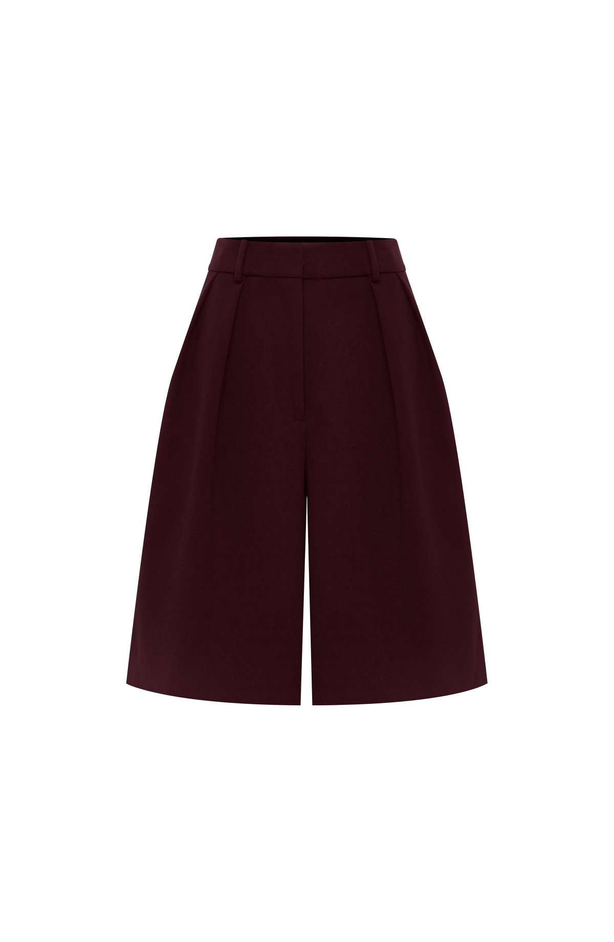 Amarah Bermuda Shorts in Plum