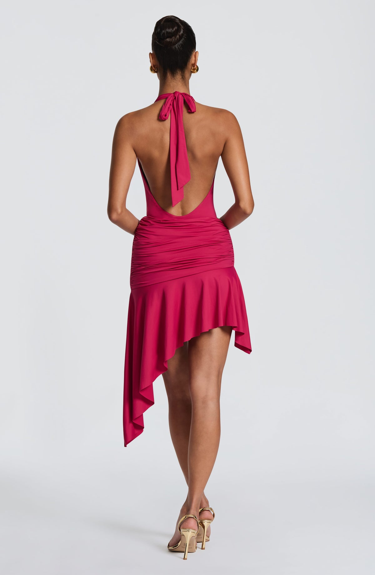 Amaro Mini Skirt in Raspberry
